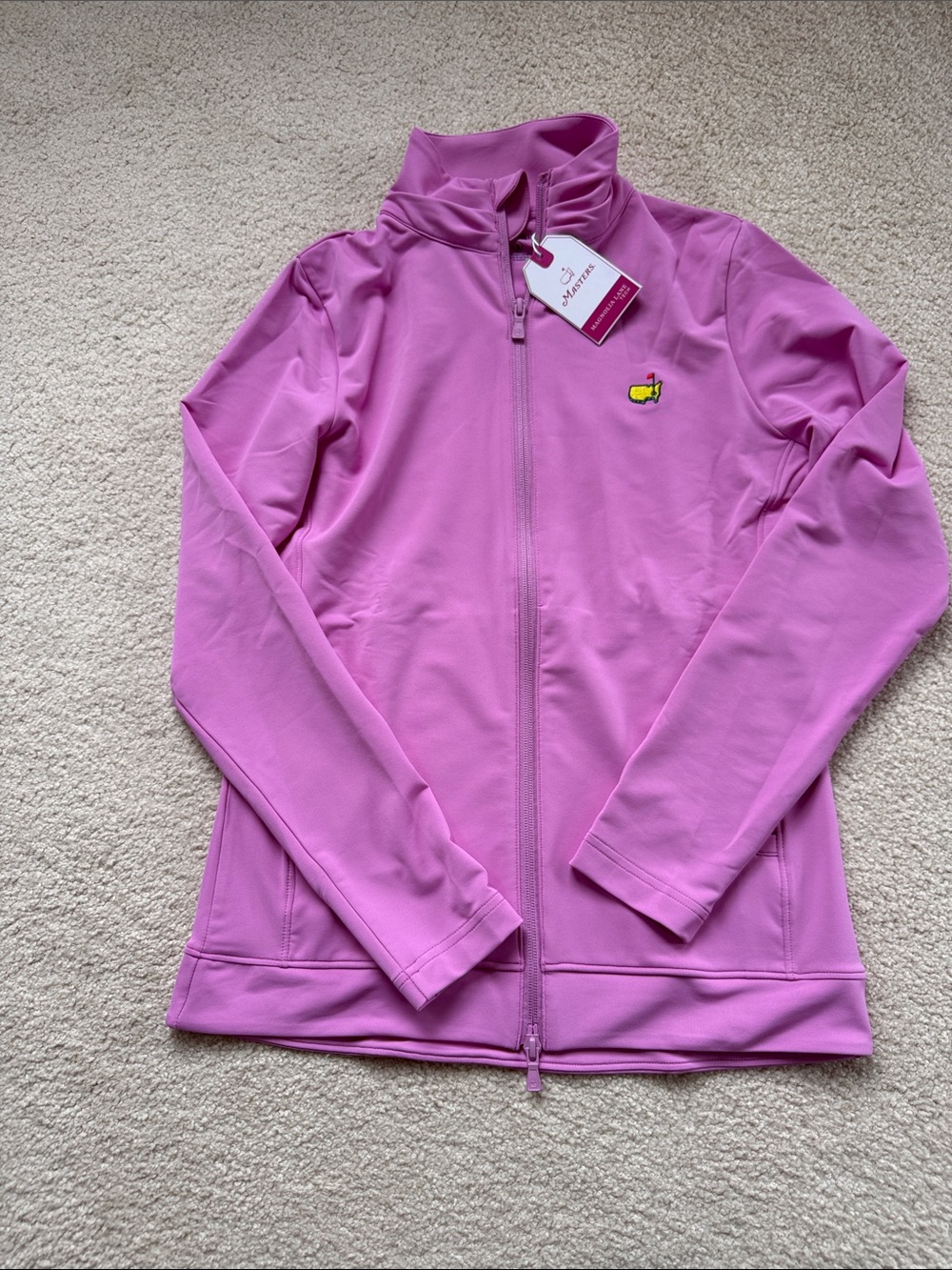 Magnolia Lane Pink Tech full zip Pullover from Masters